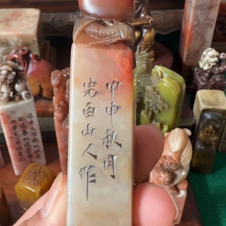 砖雕砚**士手工艺品