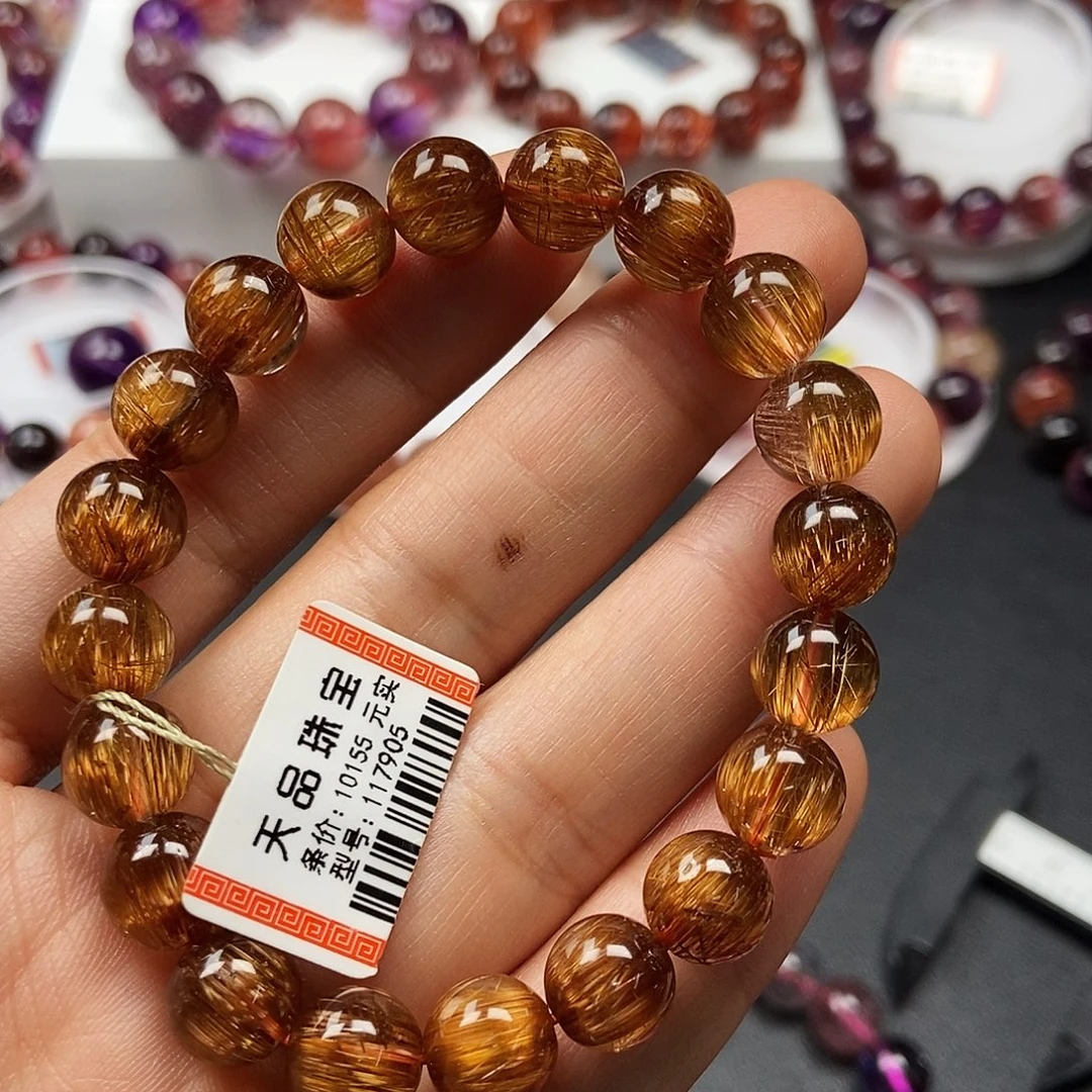 水晶手链未镶嵌铜顺发117905