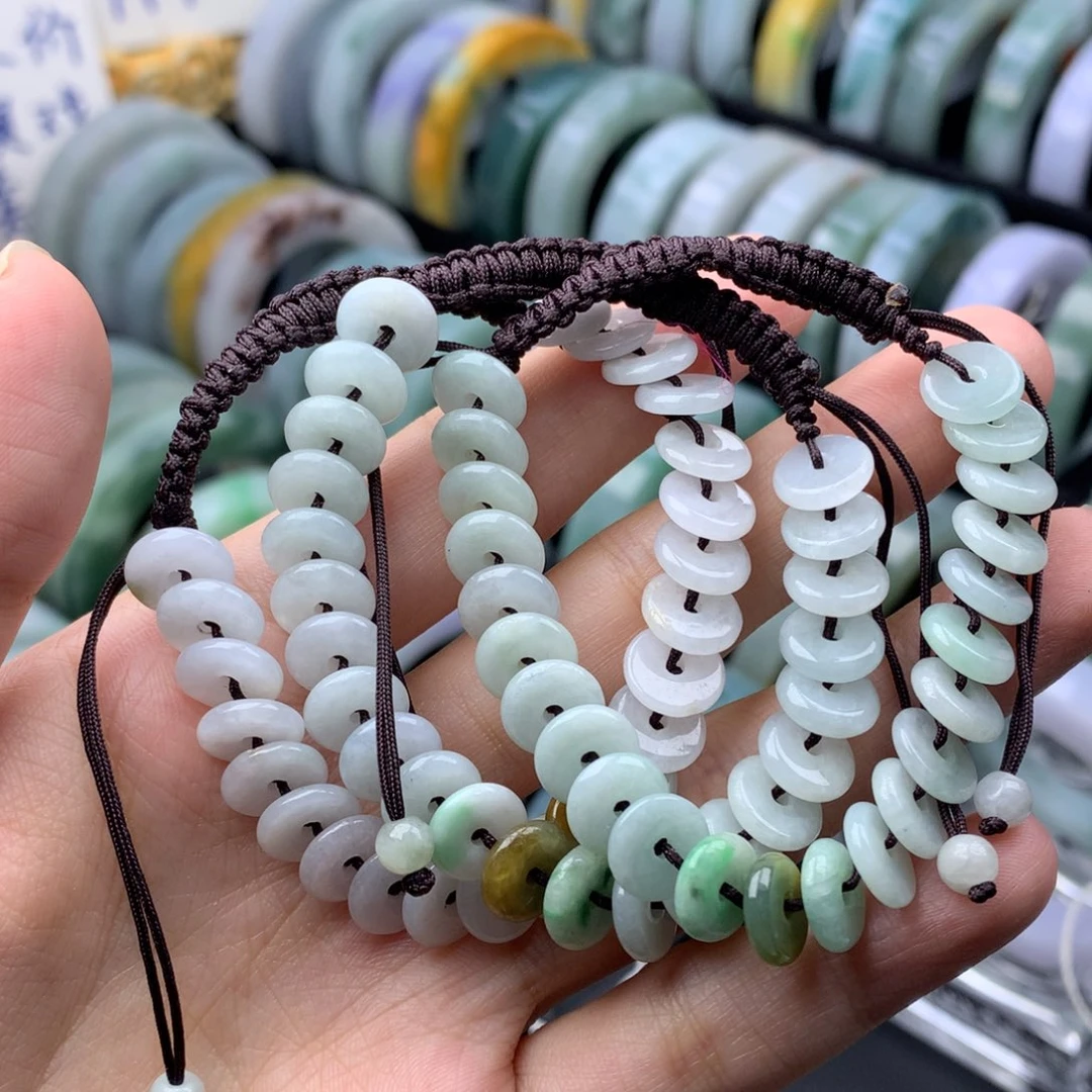未镶嵌手链翡翠多样性