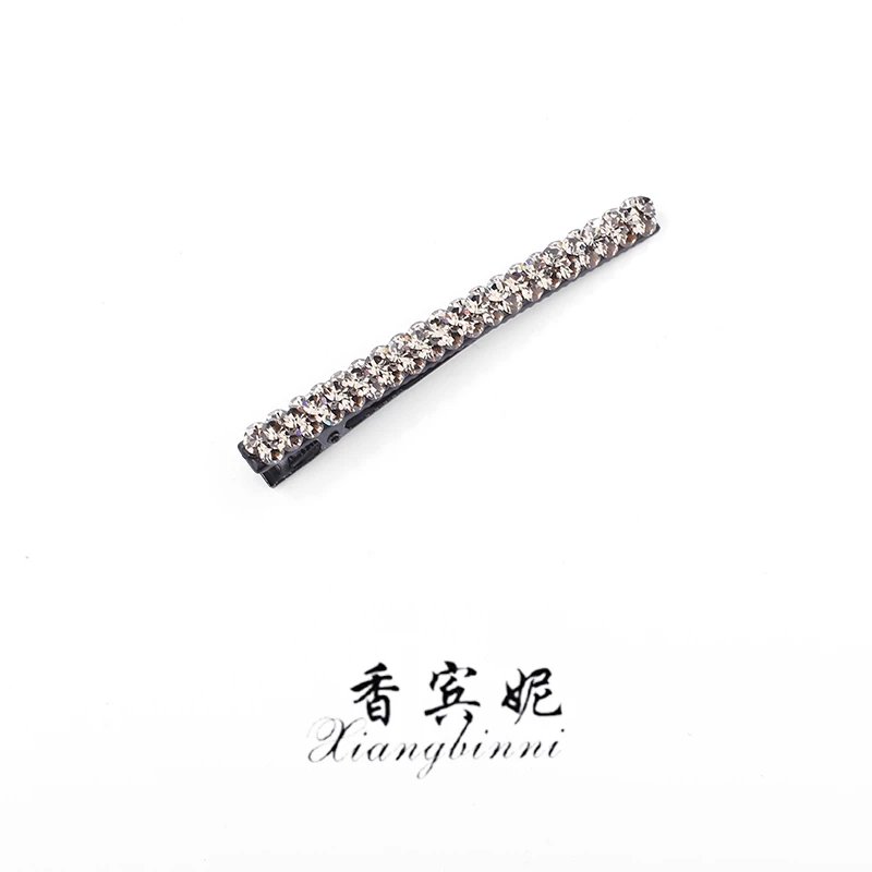 香宾妮原创设计发夹韩国新款侧边夹高级感轻奢一字夹鸭嘴夹7272