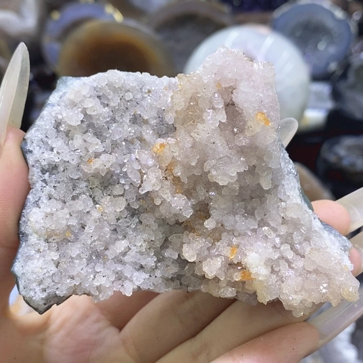 未镶嵌珠宝半成品紫晶奇石矿标