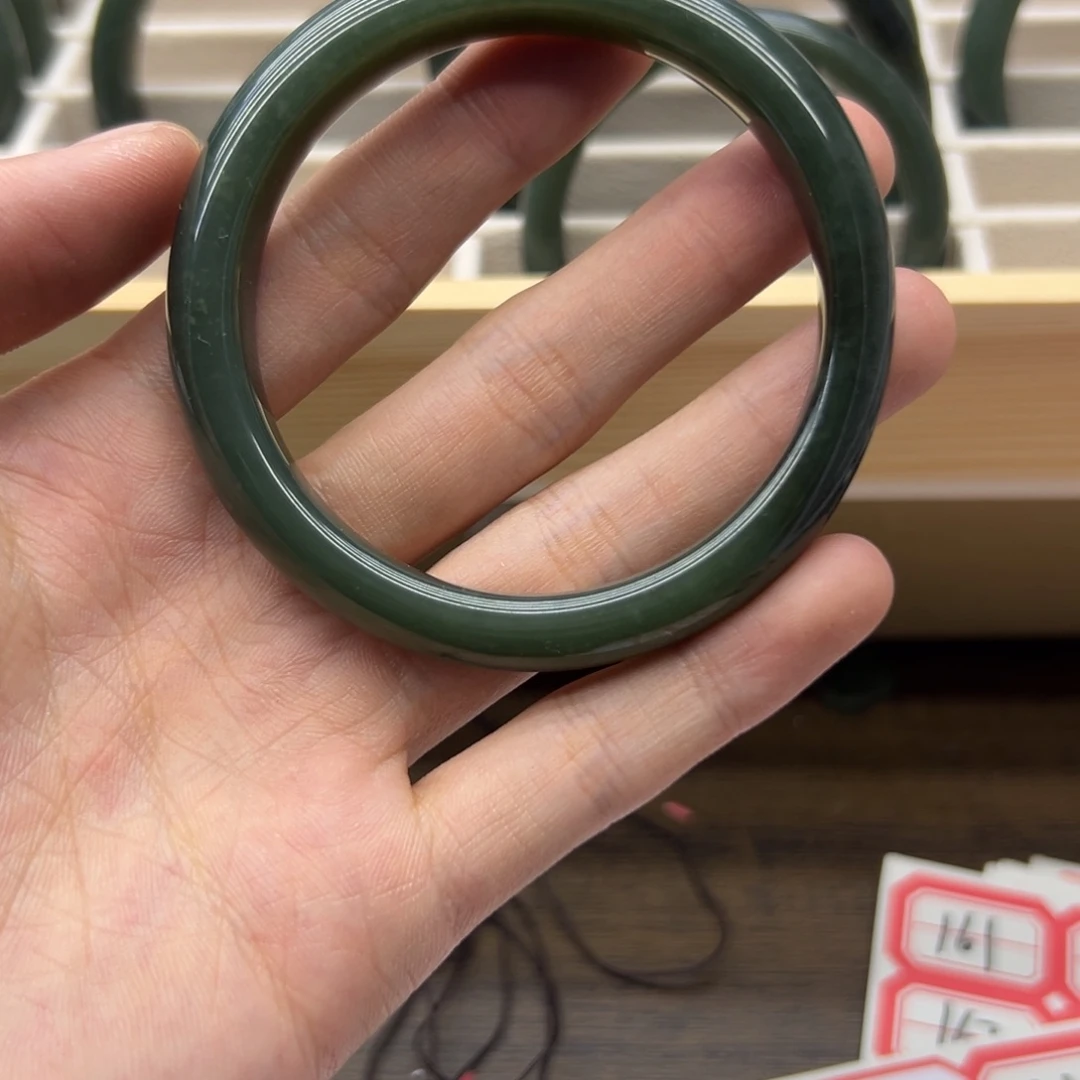 未镶嵌手镯和田玉58.2圈口96