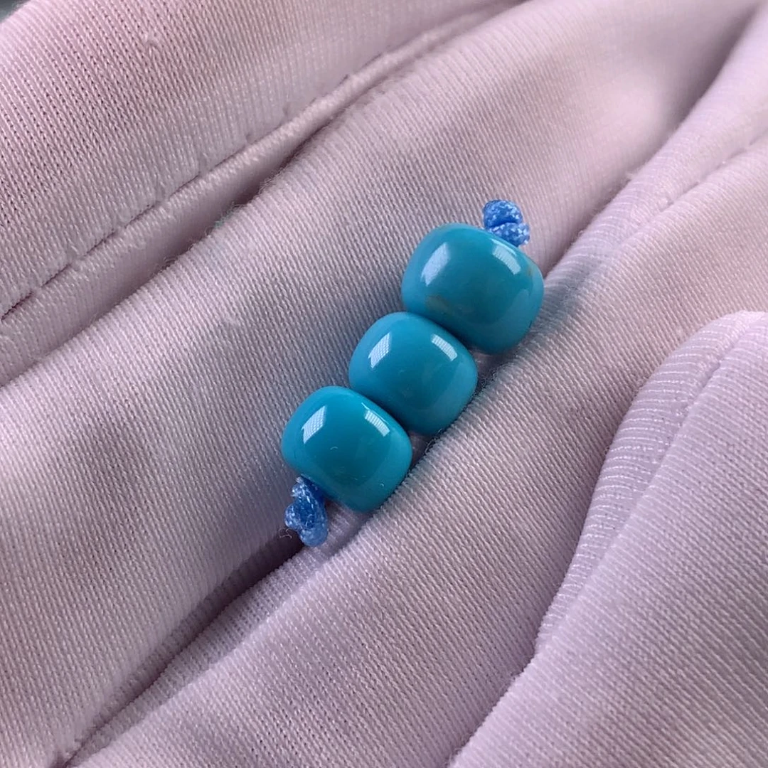 绿松石未镶嵌珠宝奇石7.7-6.8mm