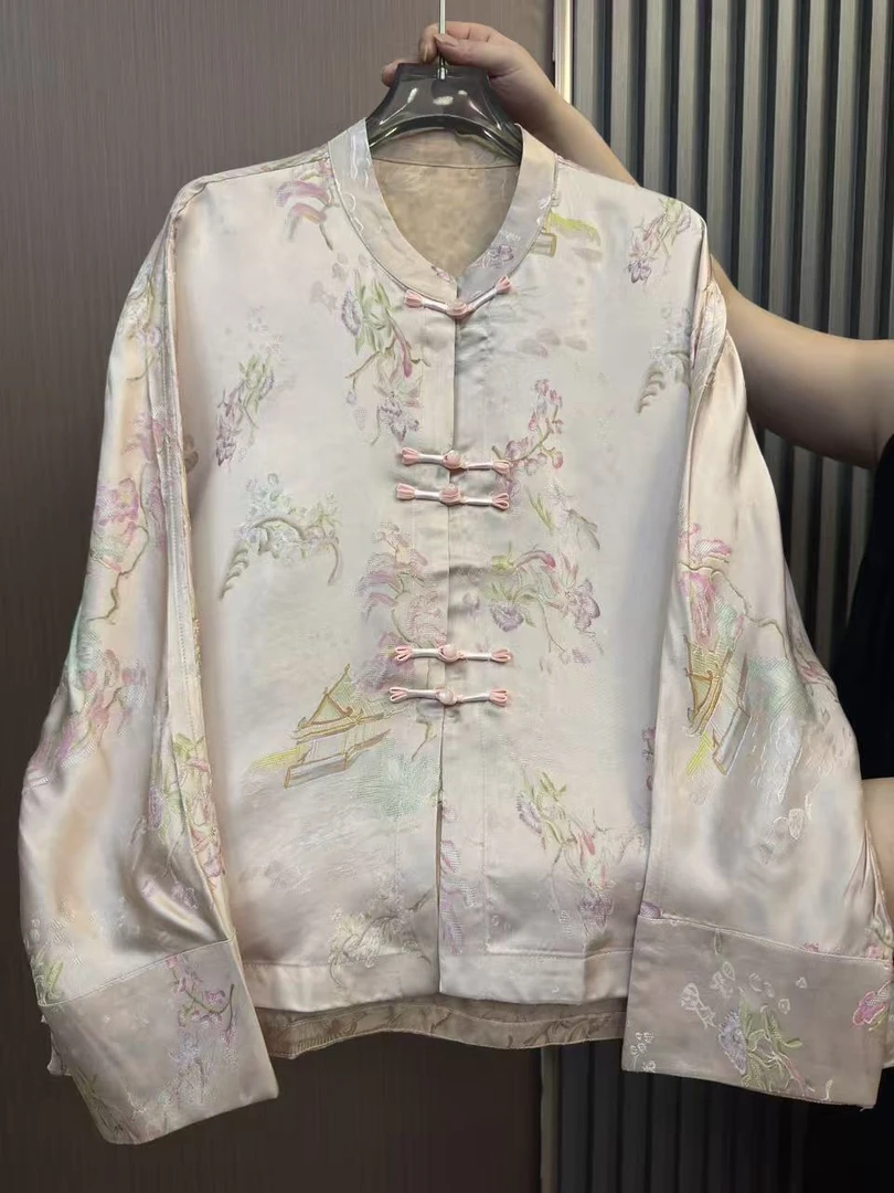 【琼宇仙台-外套】香云纱新中式国风显瘦减龄透气百搭女士上衣