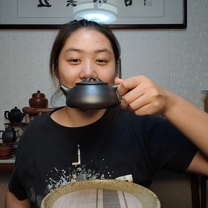 茶壶朱泥超*石黄景州石瓢200毫升