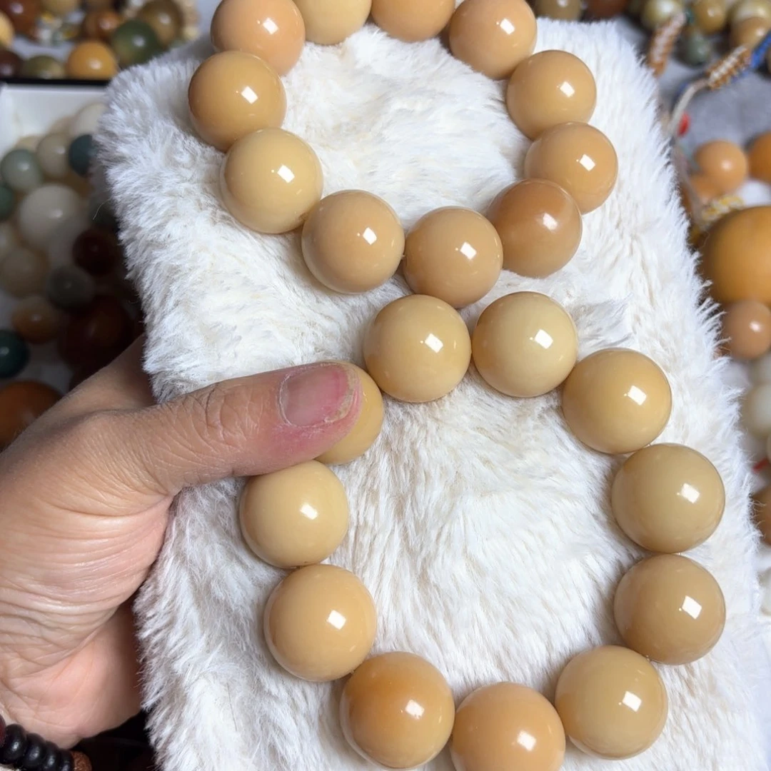 菩提根/象牙果手串卡21加汤圆