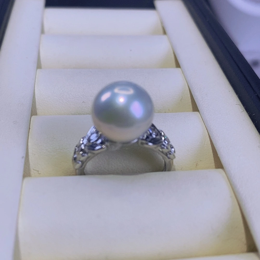 戒指合金淡水珍珠