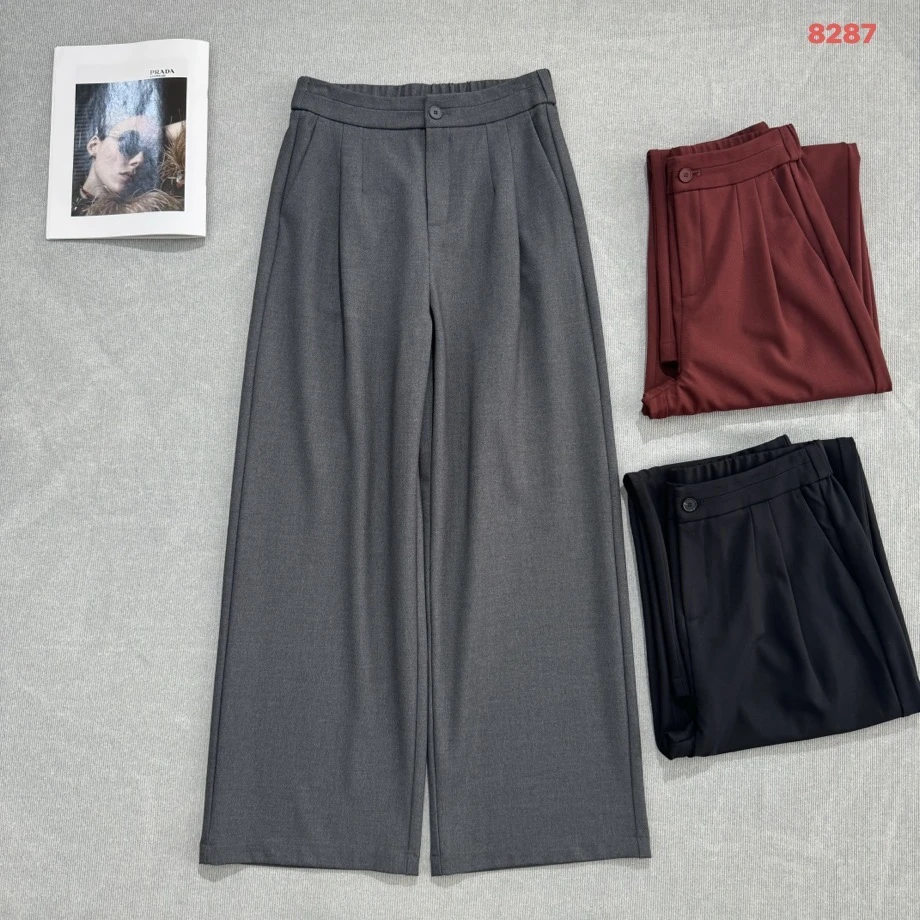 25早秋百搭休闲直筒裤8287