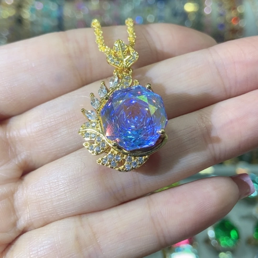 9锆石（处理）吊坠