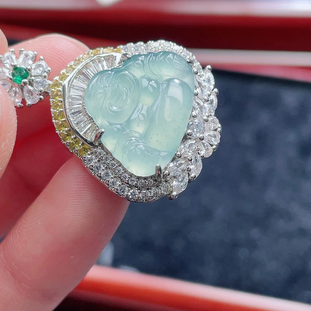 翡翠颈饰未镶嵌186，