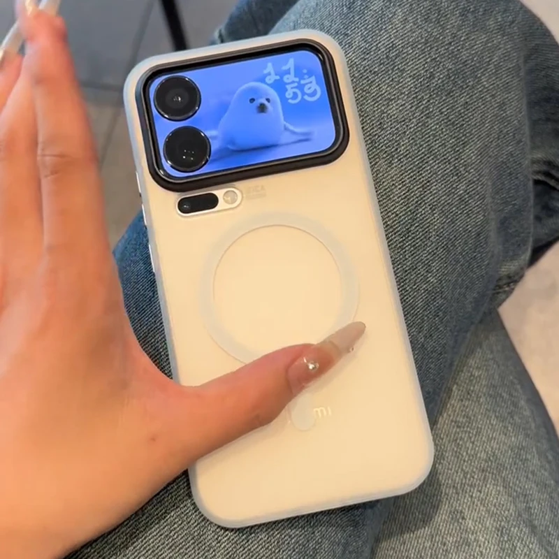 强磁吸充电适用小米17promax手机壳磨砂肤感小米17pro防摔壳15pro