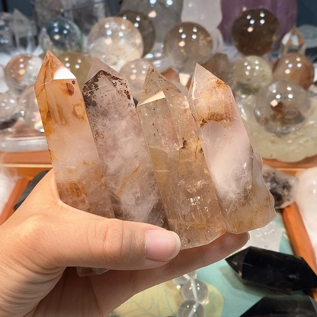 水晶珠宝半成品未镶嵌多样性一件047