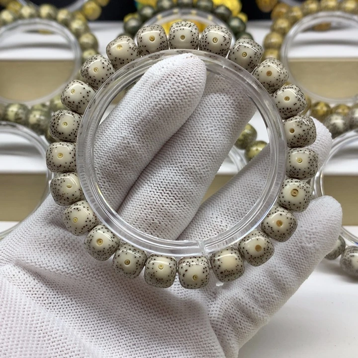 手串星月菩提7号 深灰大眼睛10/9