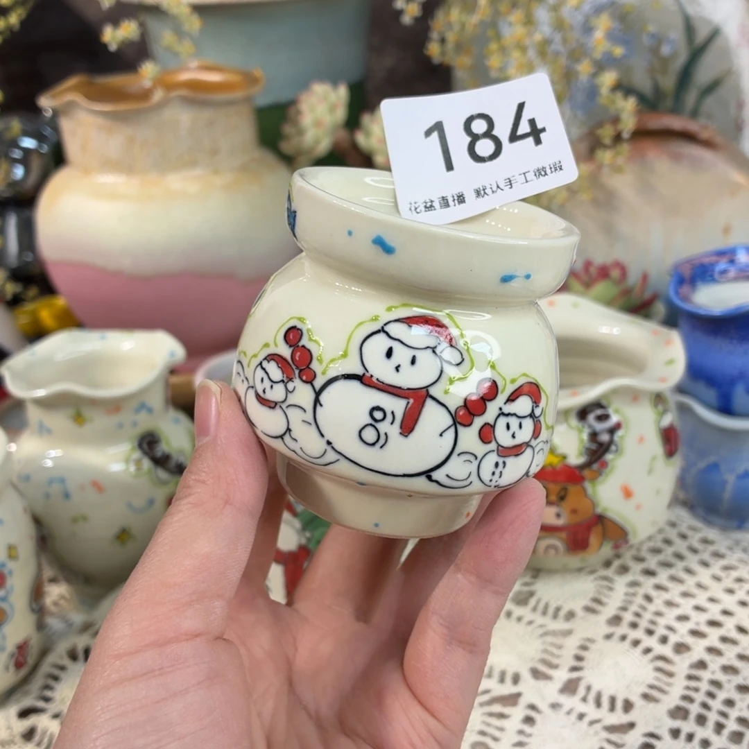 瑕疵景德镇陶瓷花盆艺术