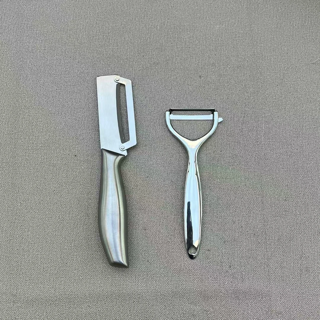 出德平口削皮刀横竖各一个高档家用款居家必备神器【汤姆粉丝专属】