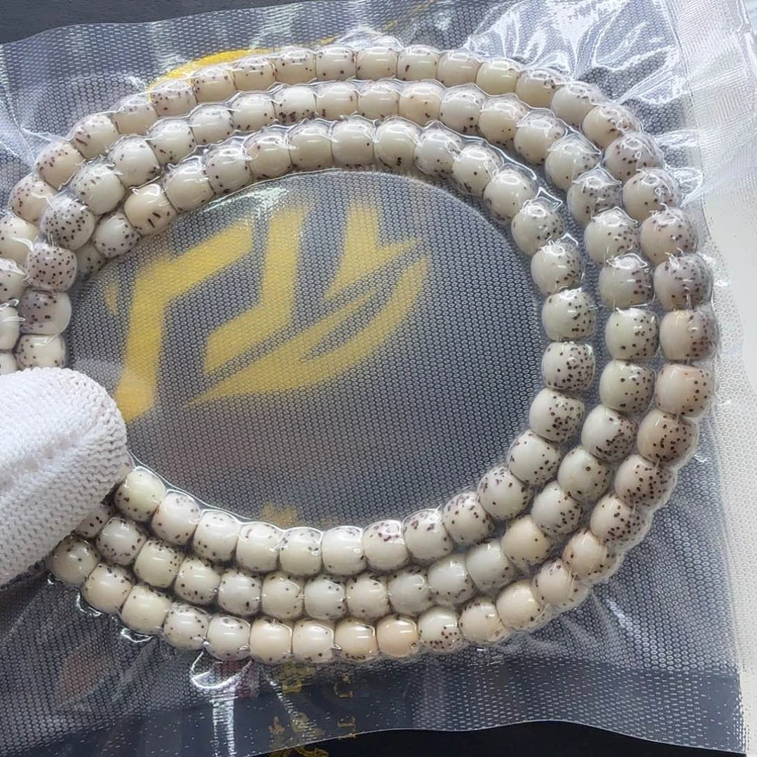 吊坠星月菩提39梵天糯冰石玉河豚7鼓珠108一物一图