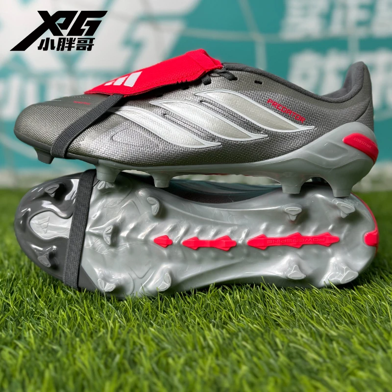 小胖哥XPG阿迪达斯大鞋舌猎鹰26中端儿童FG真草长钉足球鞋JR3312