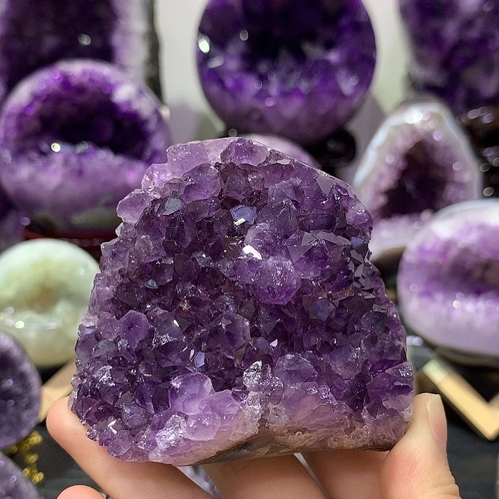 李***️未镶嵌珠宝半成品紫晶