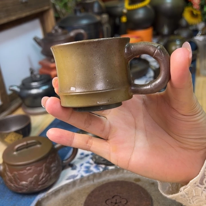 柴烧坭兴陶全手工70毫升