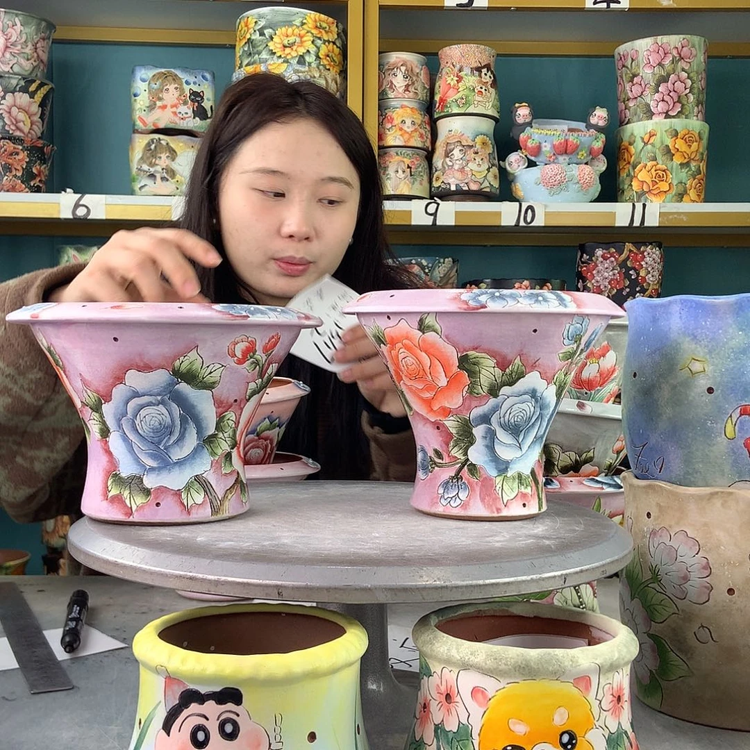 静****陶景德镇手工花盆731