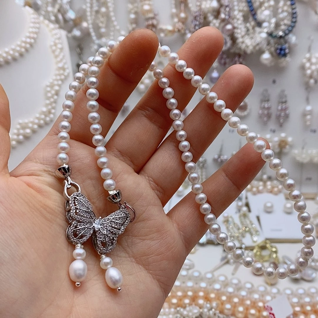 耳饰未镶嵌淡水珍珠