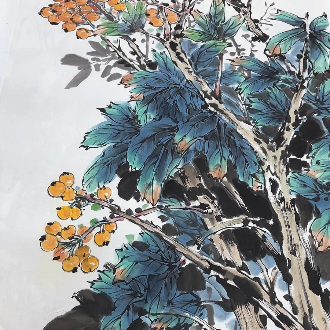 国画把头靠自己准备去做