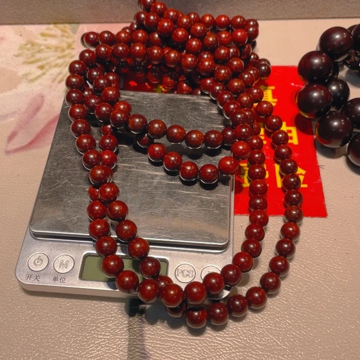 檀香紫檀（小叶紫檀）从**来1.0，108颗泥料