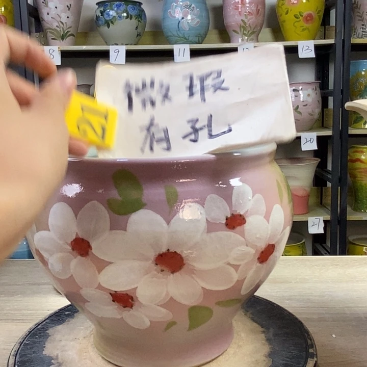 景德镇高温陶瓷花盆