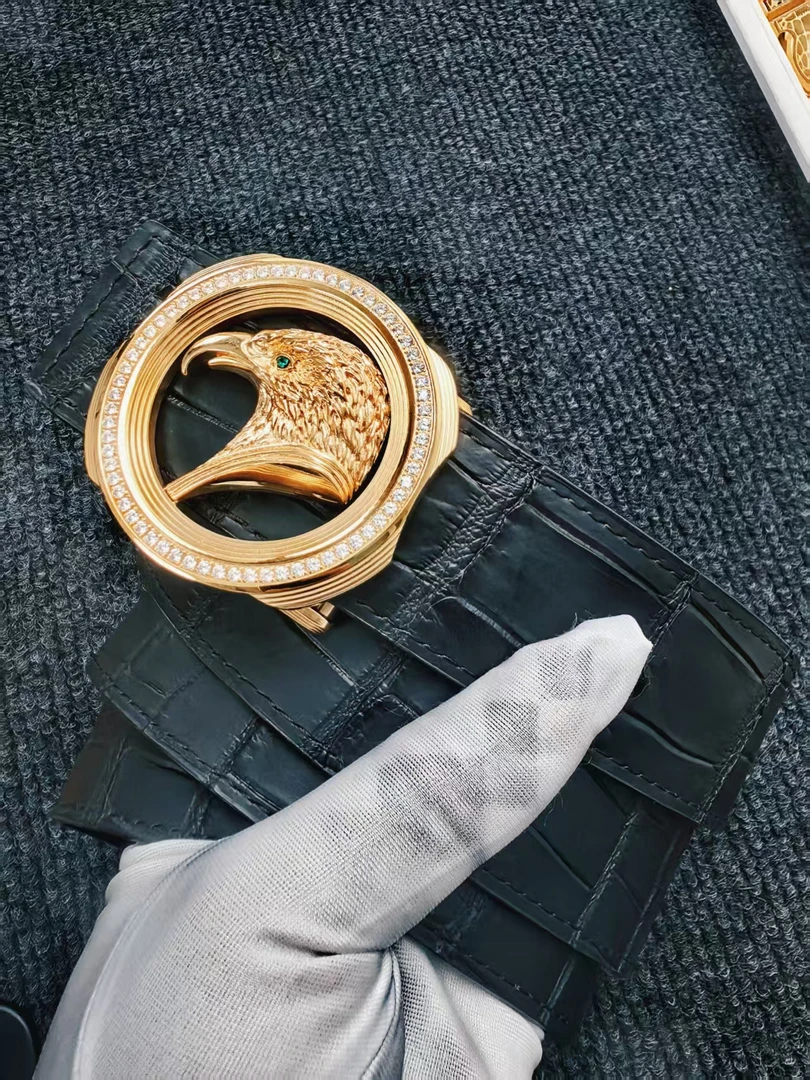 【3.8cm双面皮带+扣头】轻奢高端鳄鱼纹+鸵鸟纹双面-皮带以主图为主