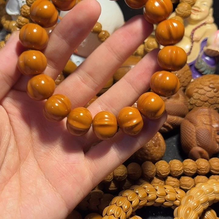 橄榄核手串/手链猴头1.6鲨鱼微瑕