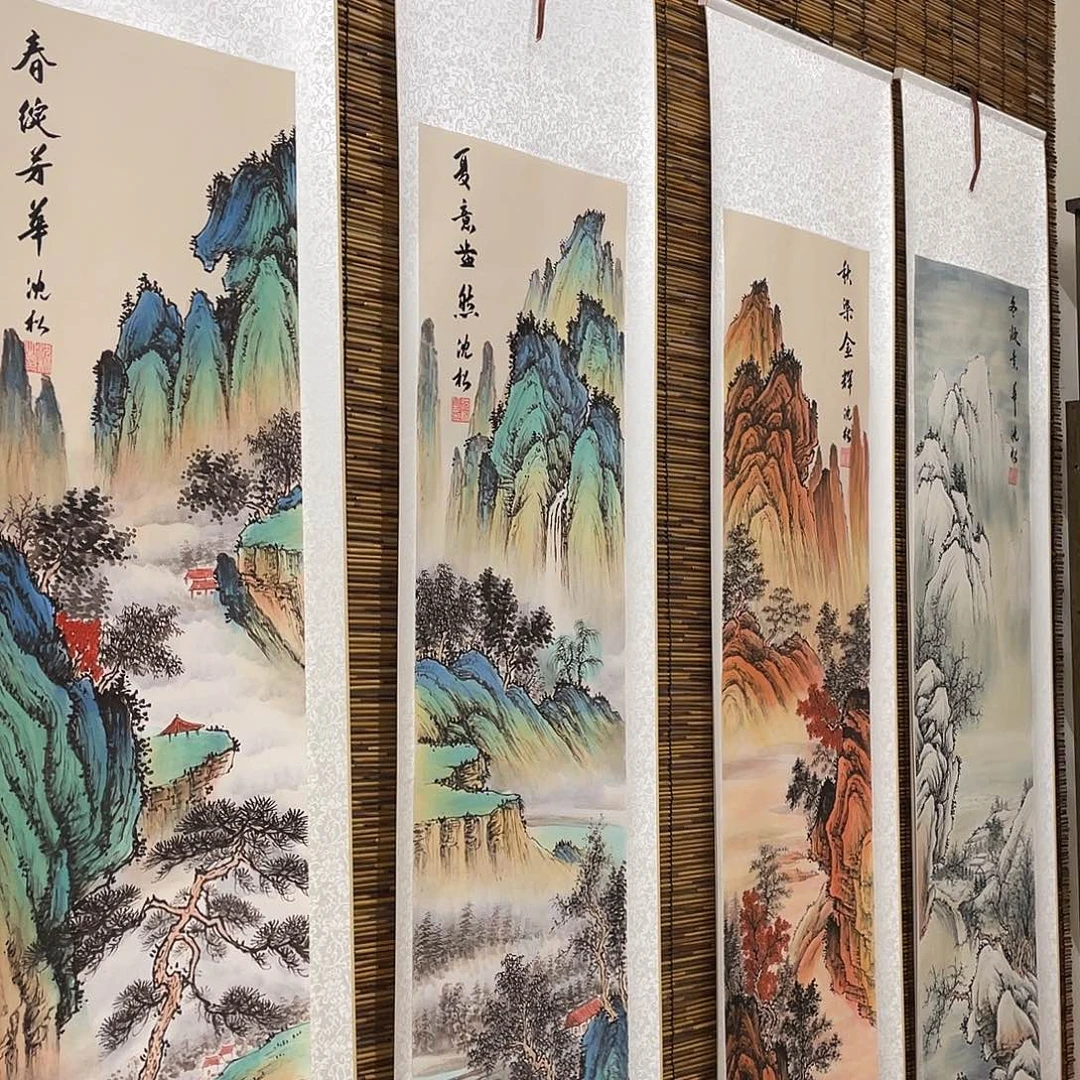 国画老师手绘带运险w