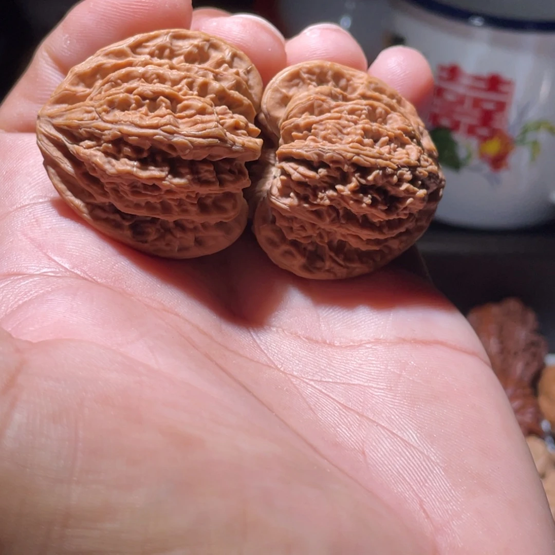 门***窄吊坠文玩核桃密纹