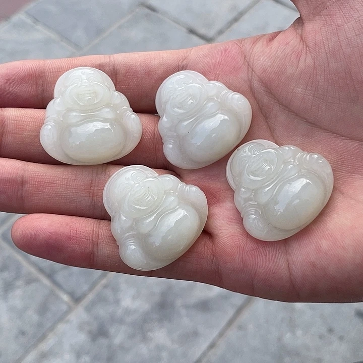 和田玉手镯未镶嵌35佛公吊坠多样性发货拍一发一