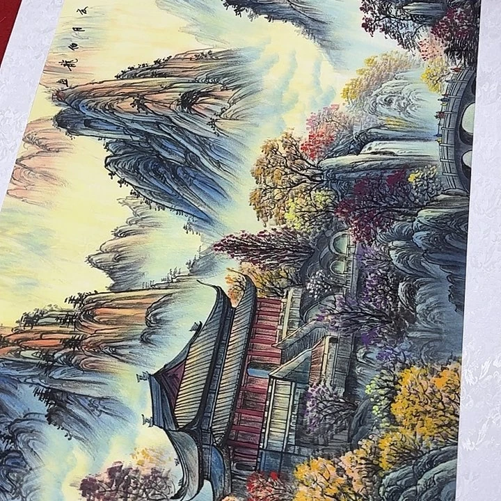 国画展示作作品展示