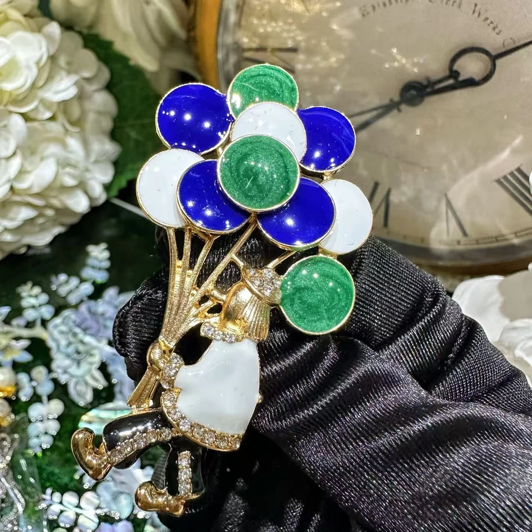 铜合金胸针 小丑系列  胸针