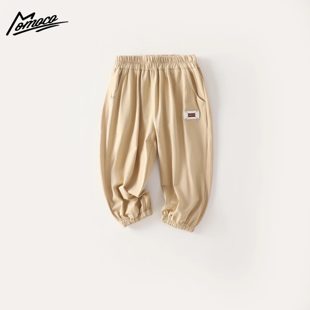 MOMOCO夏季款男童简约休闲小熊裤77230358001