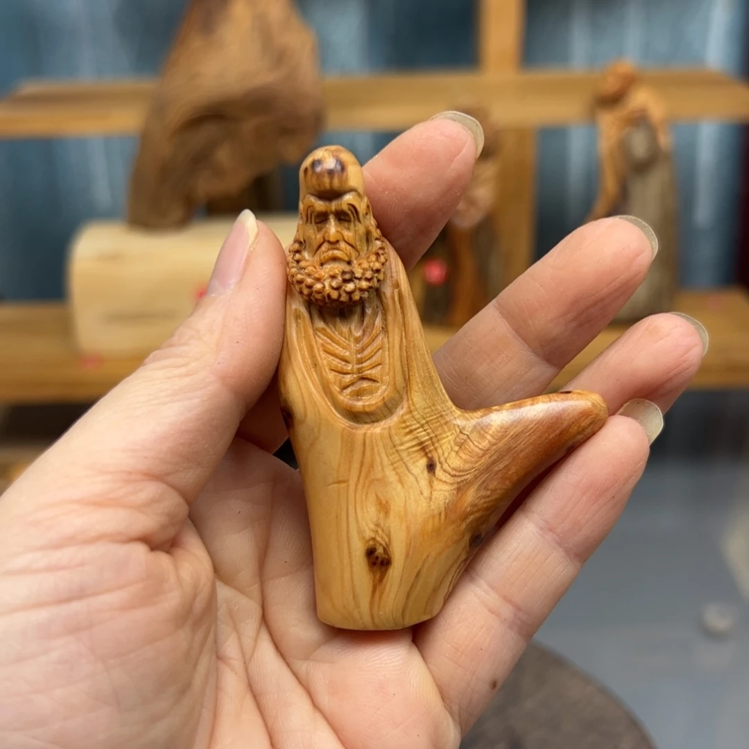 柏木崖柏木摆件手把件71