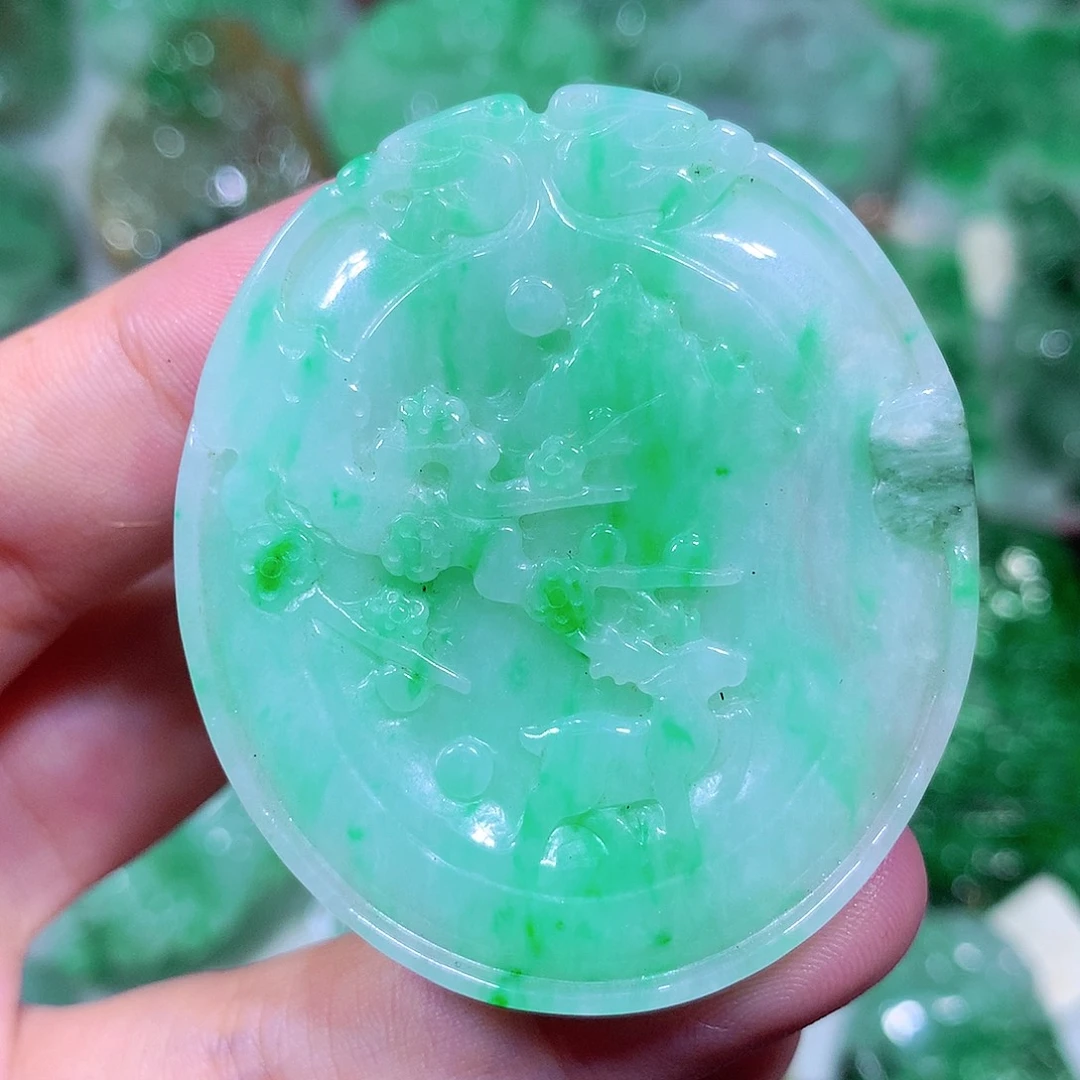 吊坠(不含链)未镶嵌翡翠