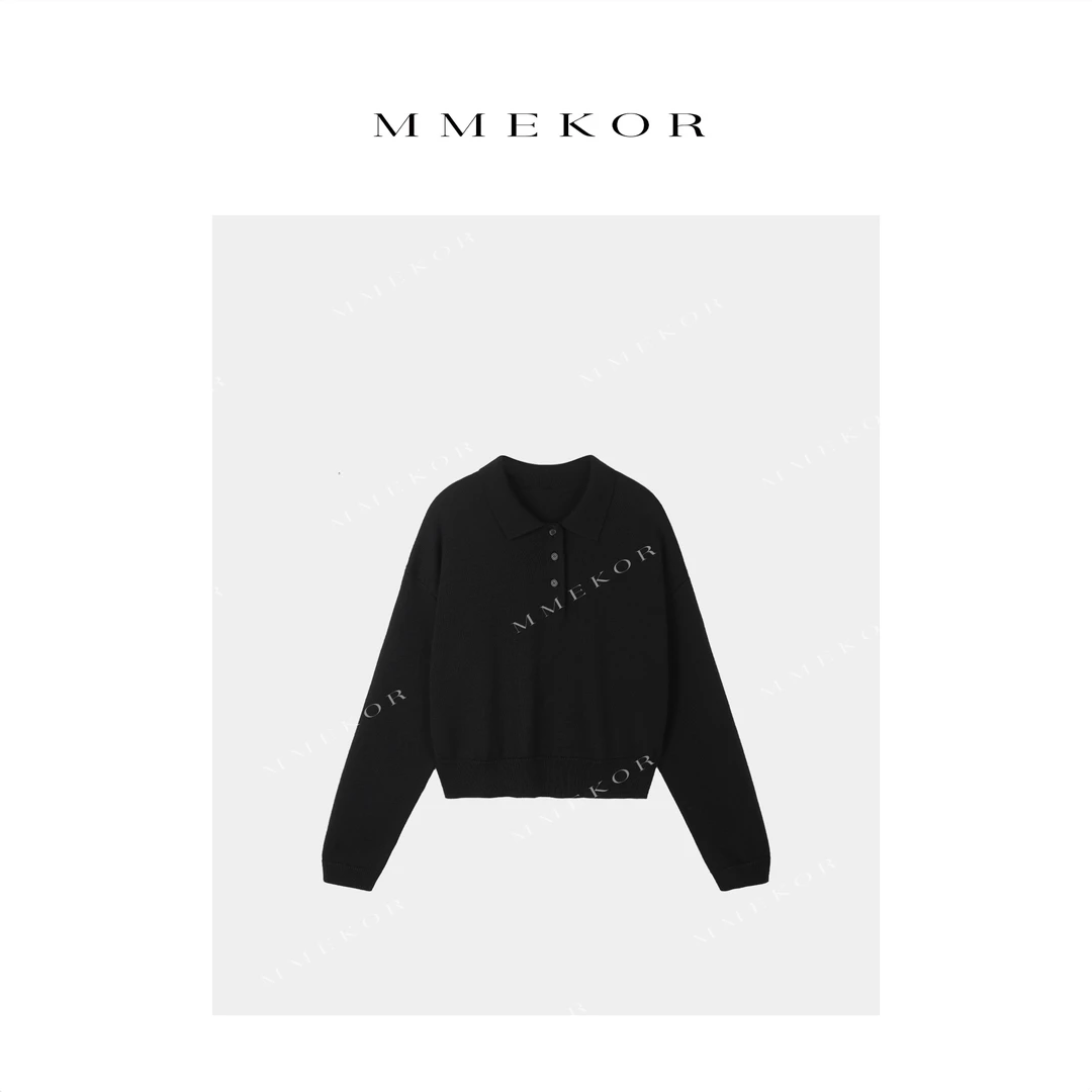MMEKOR“高智毛衣”2025新款秋款活力常青藤时髦上衣 30577