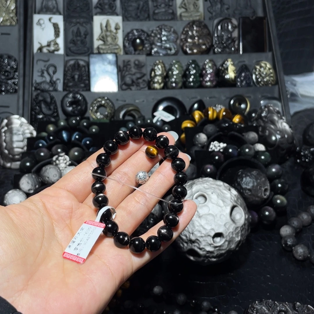 R***.黑曜岩未镶嵌珠宝奇石