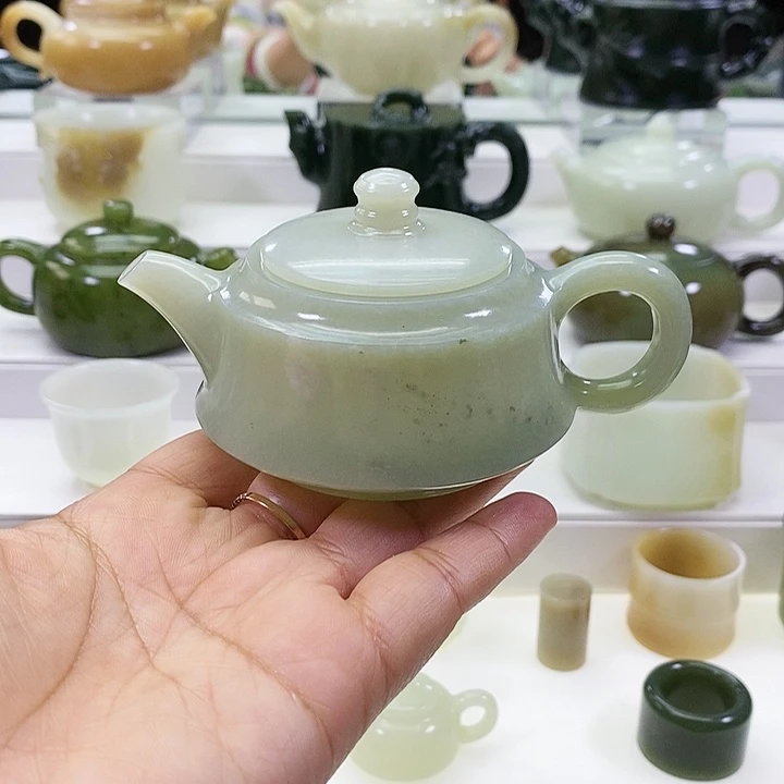未镶嵌和田玉挂件茶壶