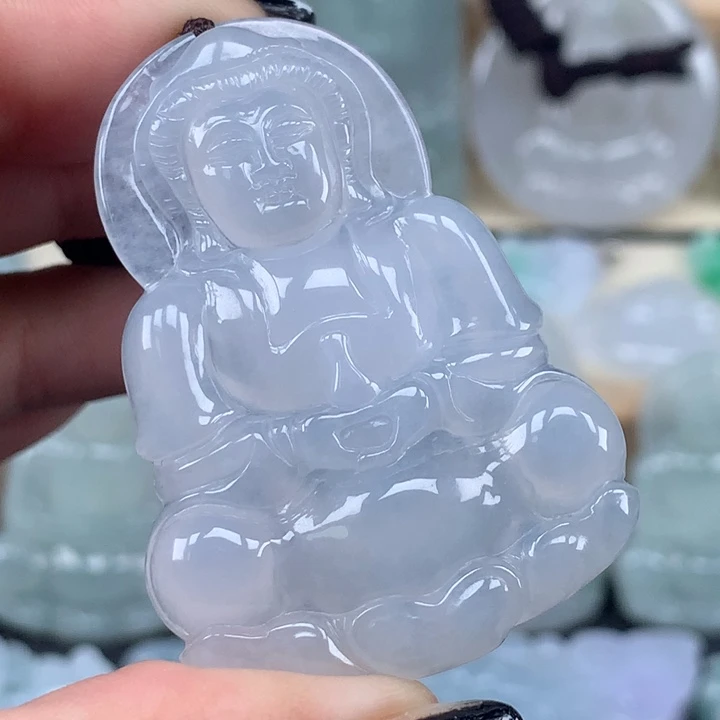 颈饰未镶嵌翡翠观音