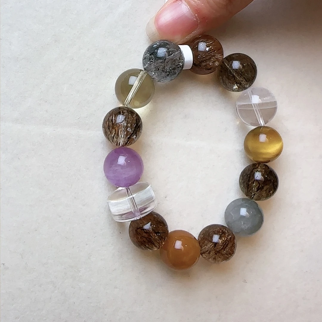 水晶手链未镶嵌用****2大气上档次