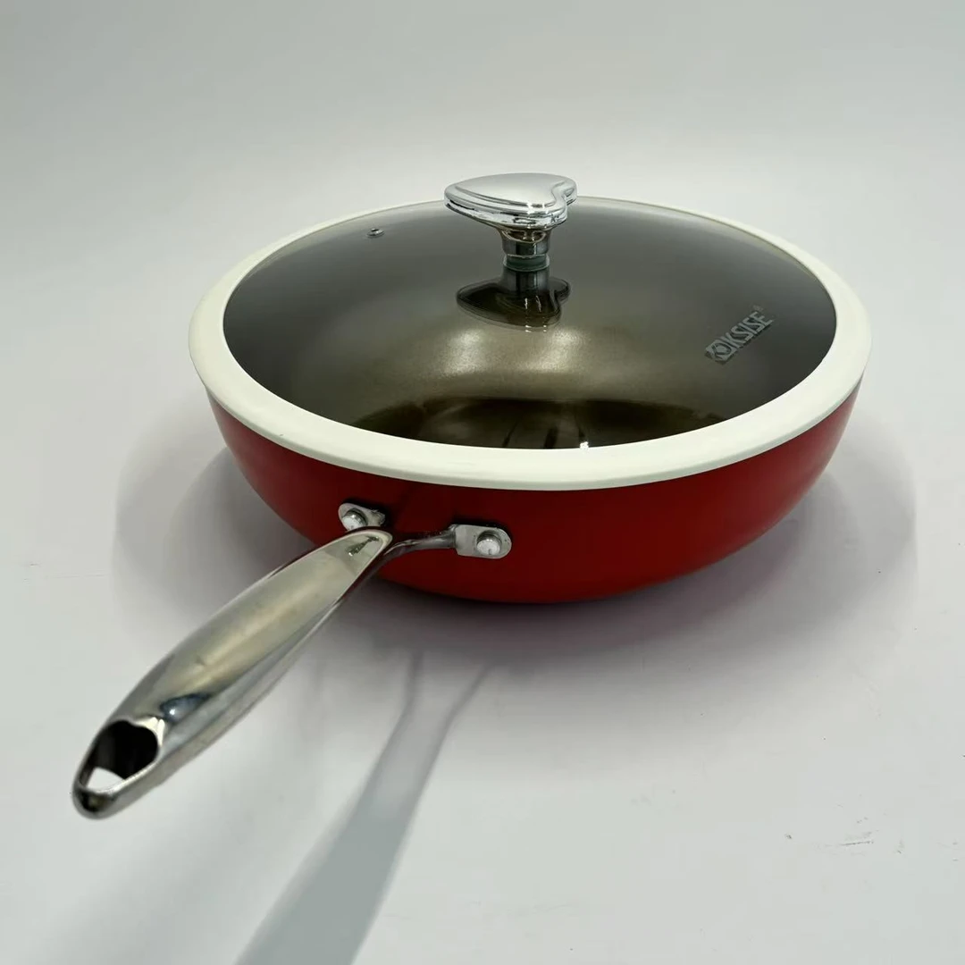 （品质福利）金嫂子-32cm鹅卵石造型不粘炒锅二代全灶通用（B7）