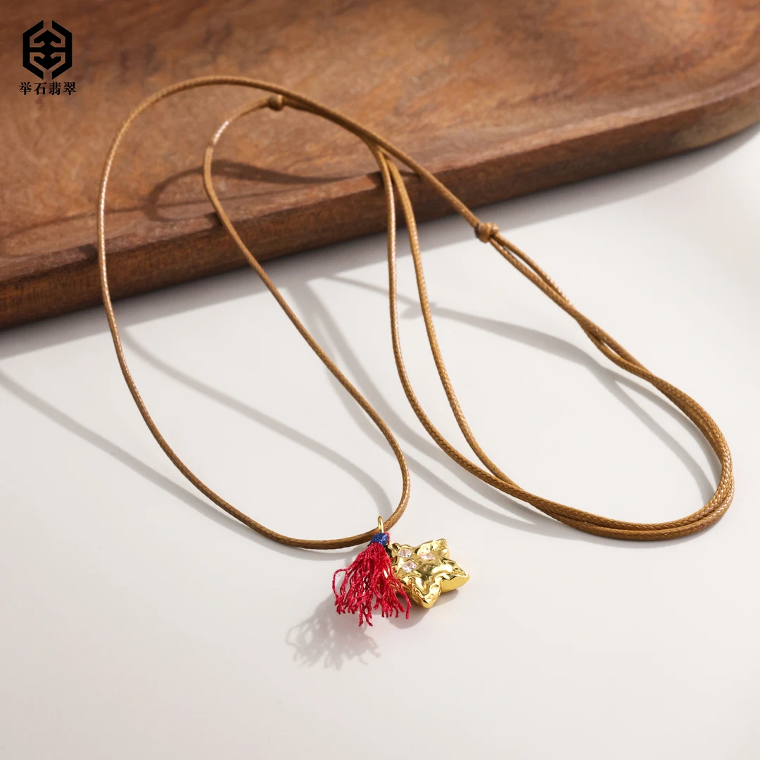 足银银制品 【举石严选】H0924-405-0166足银吊坠（一件/多样性发）W