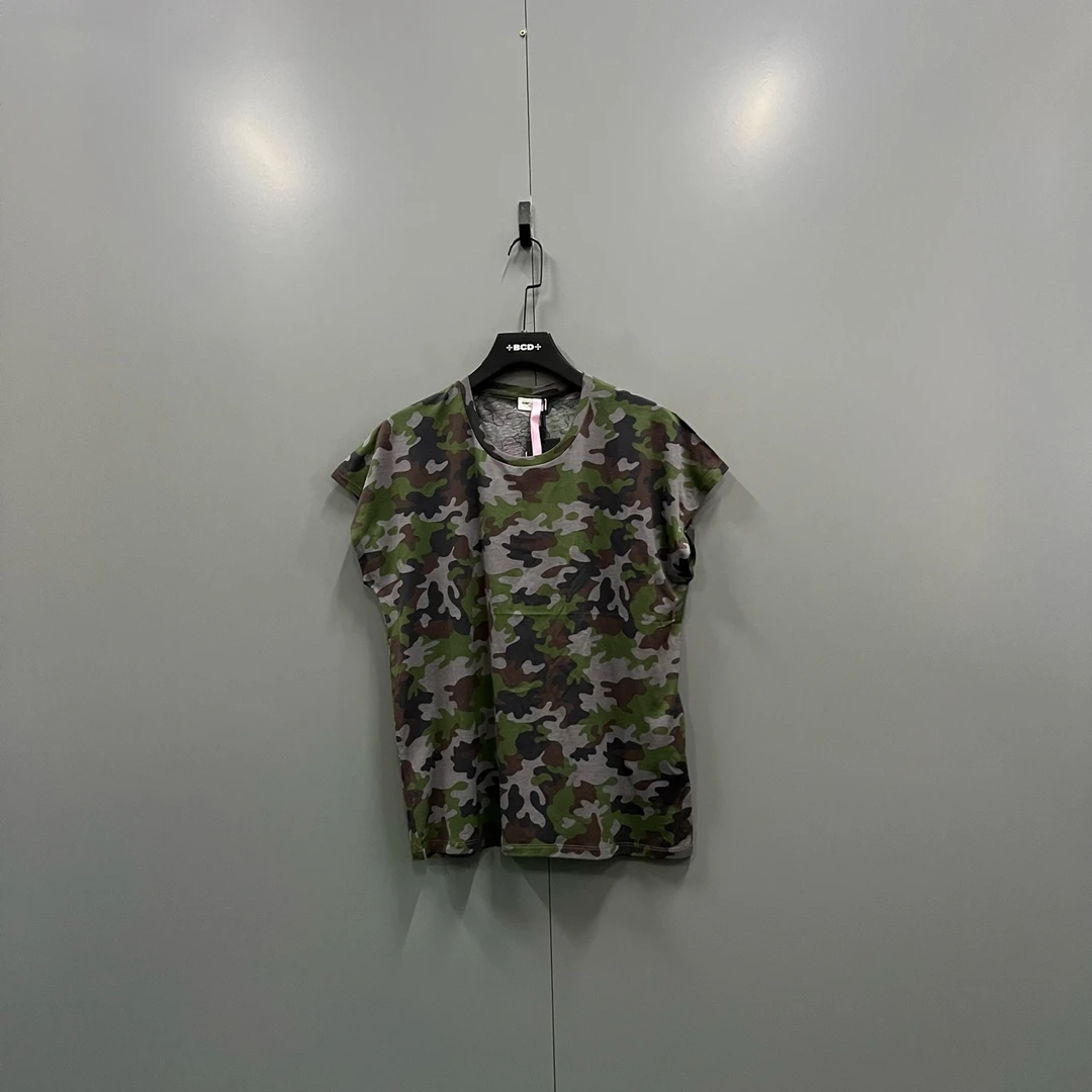 99新 YSL/圣罗兰 (ll) 迷彩圆领上衣 M L XL XXL 700285