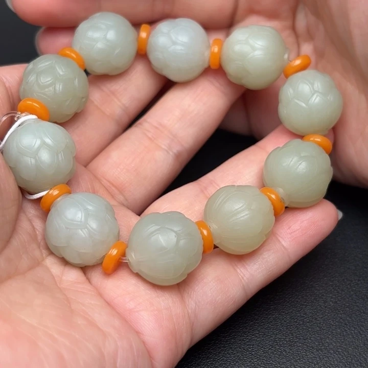 和田玉未镶嵌挂件龍*?