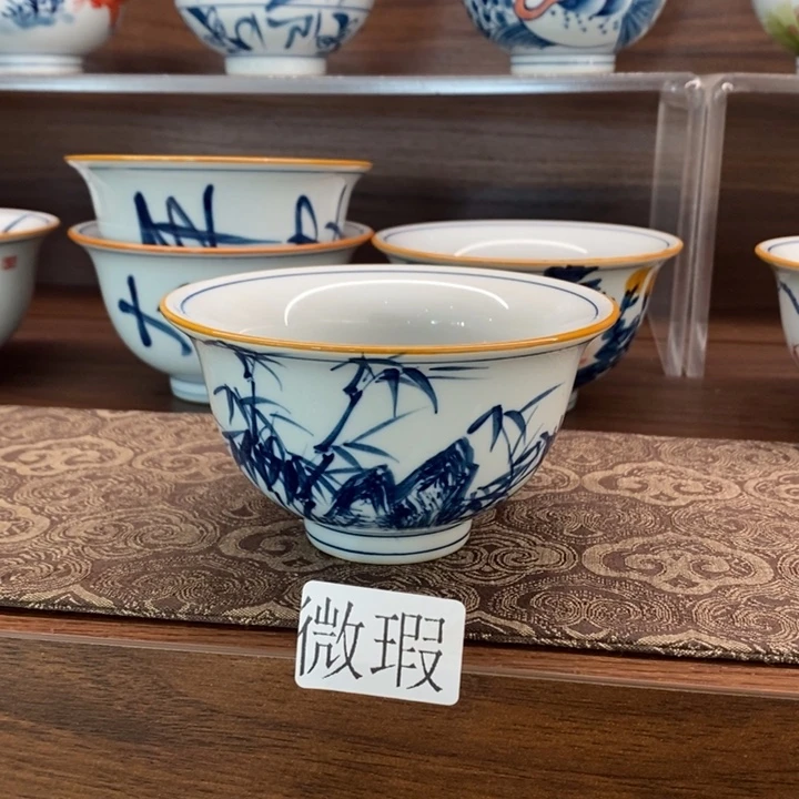 釉下老陶泥手工绘制