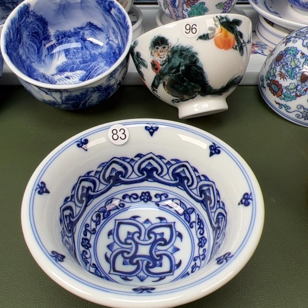 陶瓷景德镇纯手工纯手绘茶具木木83
