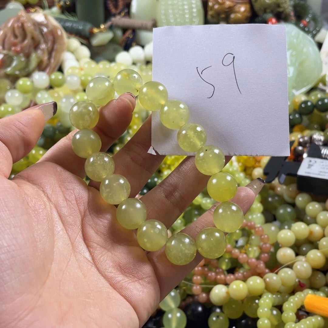 未镶嵌蛇纹石玉手串